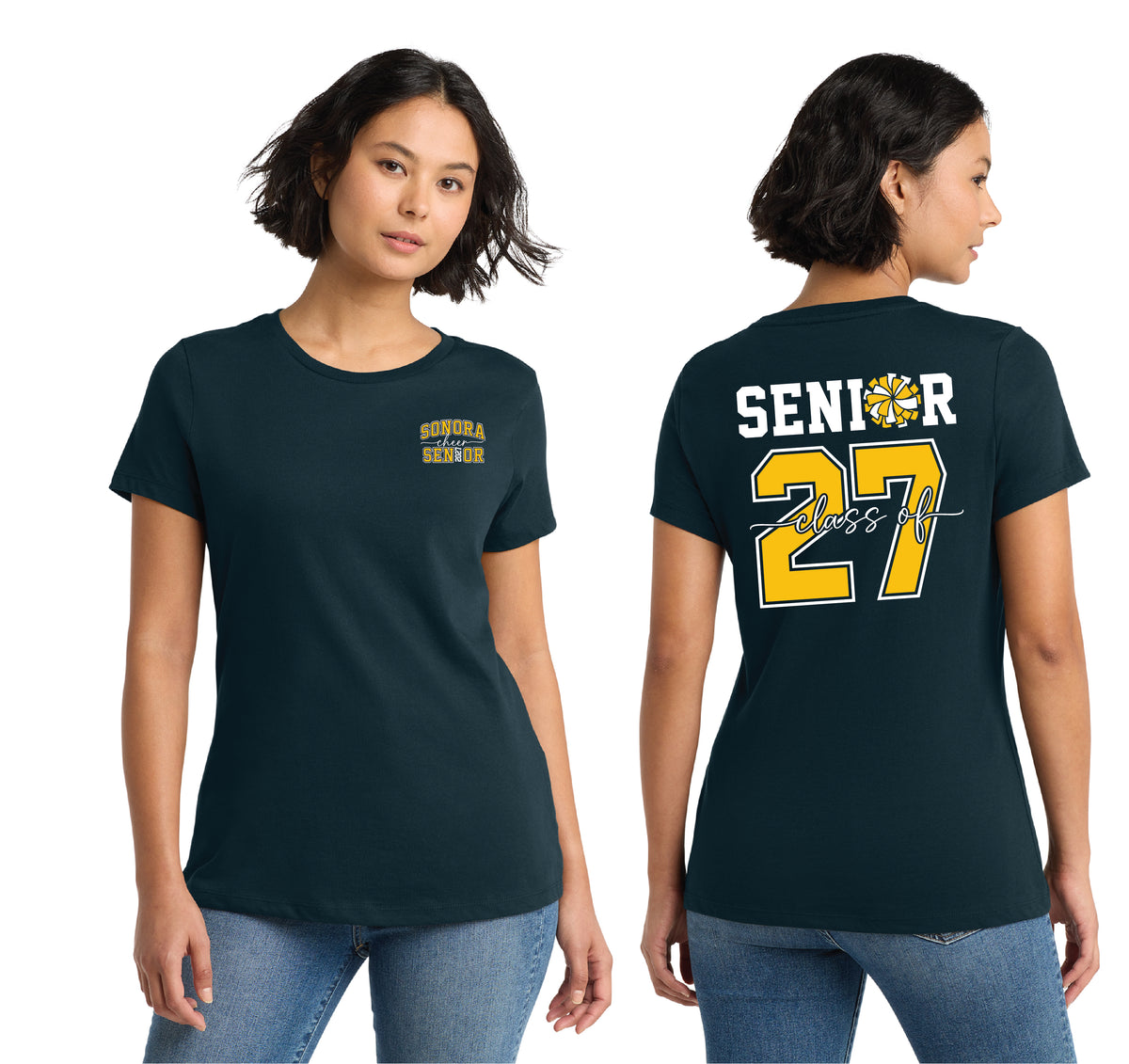 Sonora Cheer or Song Senior3 | Ladies Ringspun Vneck