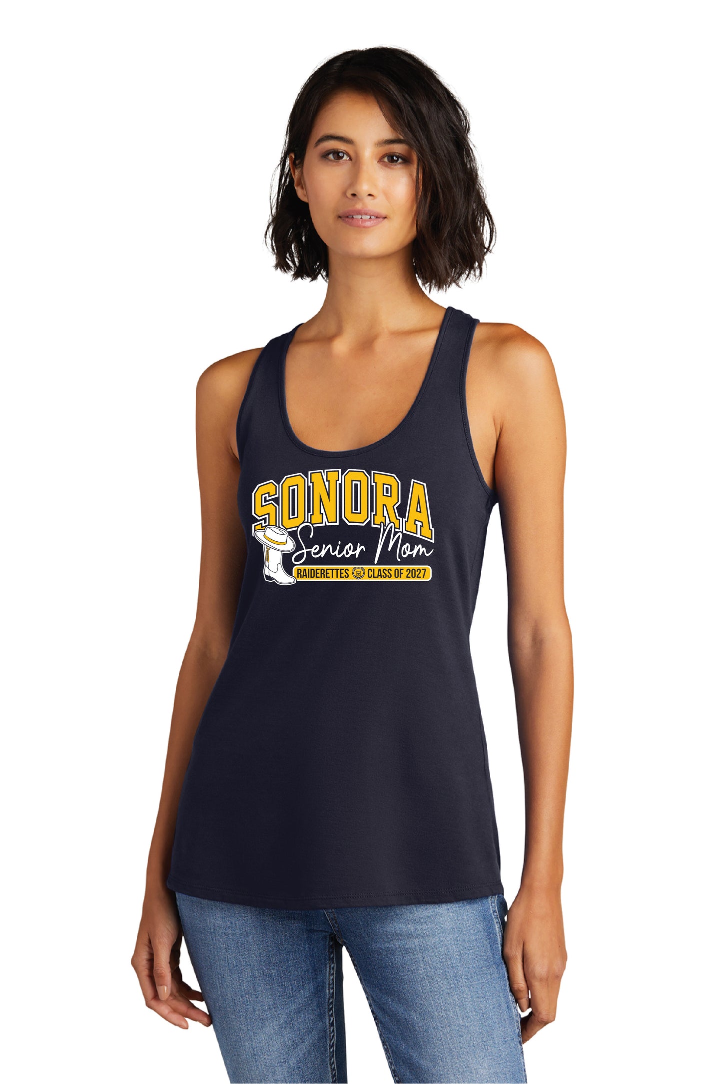 Sonora Drill Team SeniorMom | Ladies Racerback Tank
