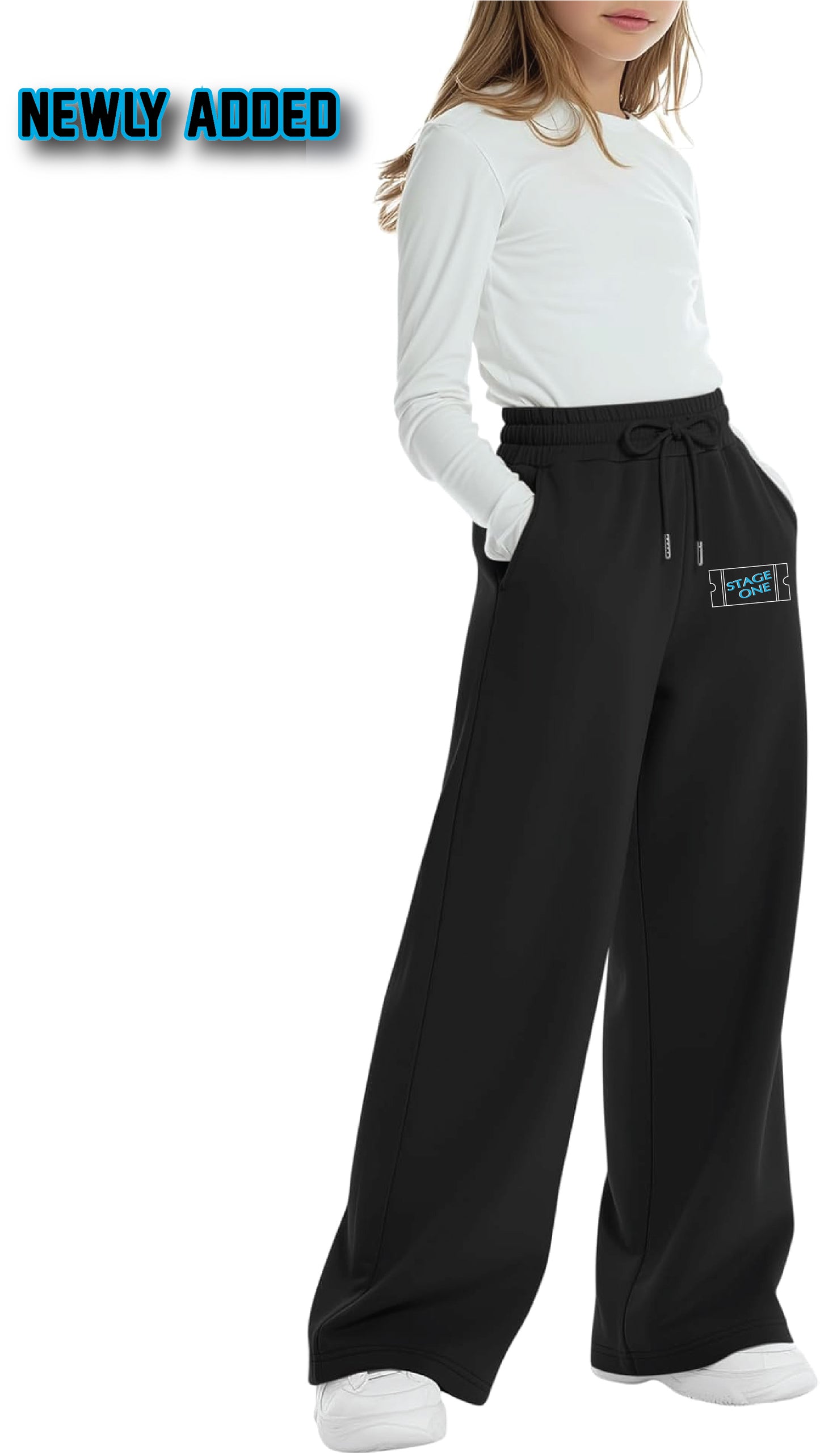 Stage One | Girls Wide leg Sweatpants