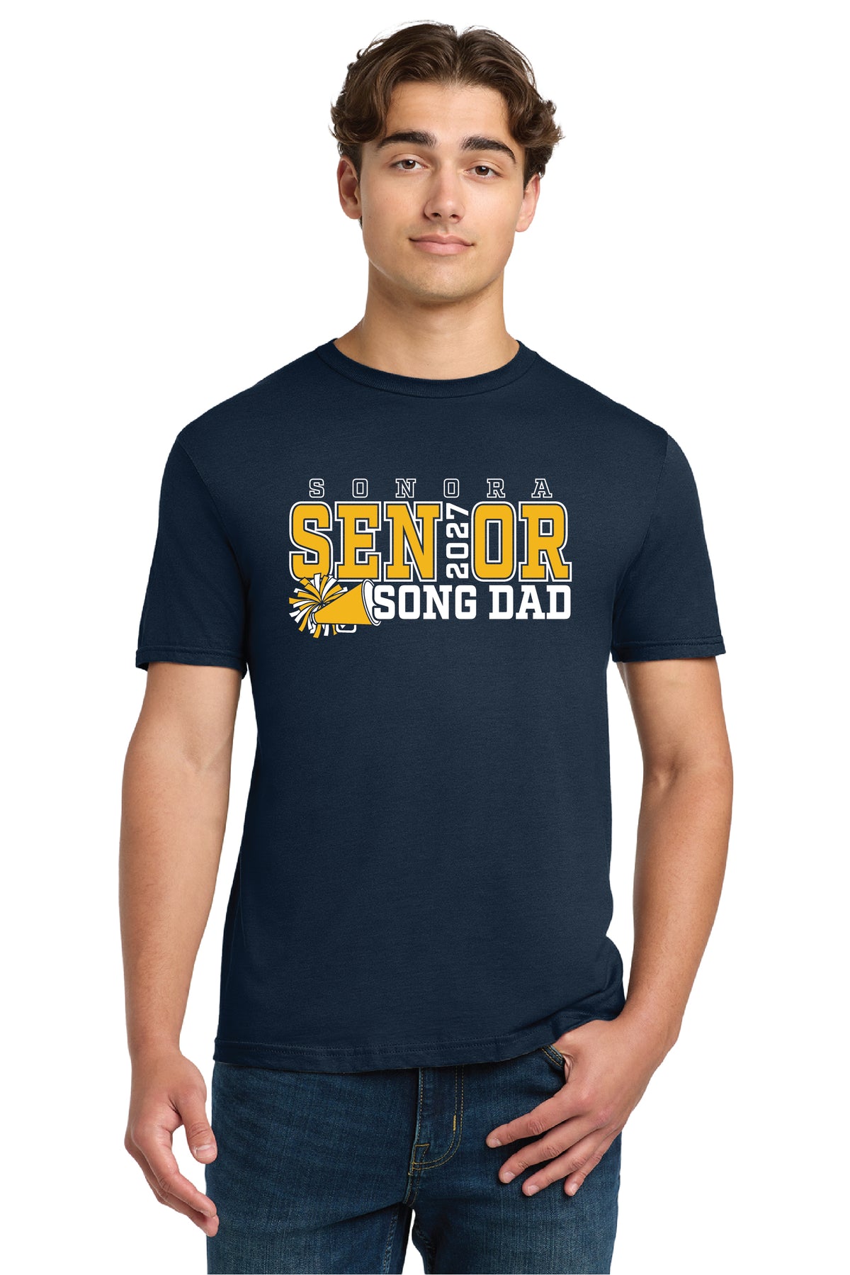 Sonora Cheer or Song Senior Dad | Unisex Softstyle Tshirt