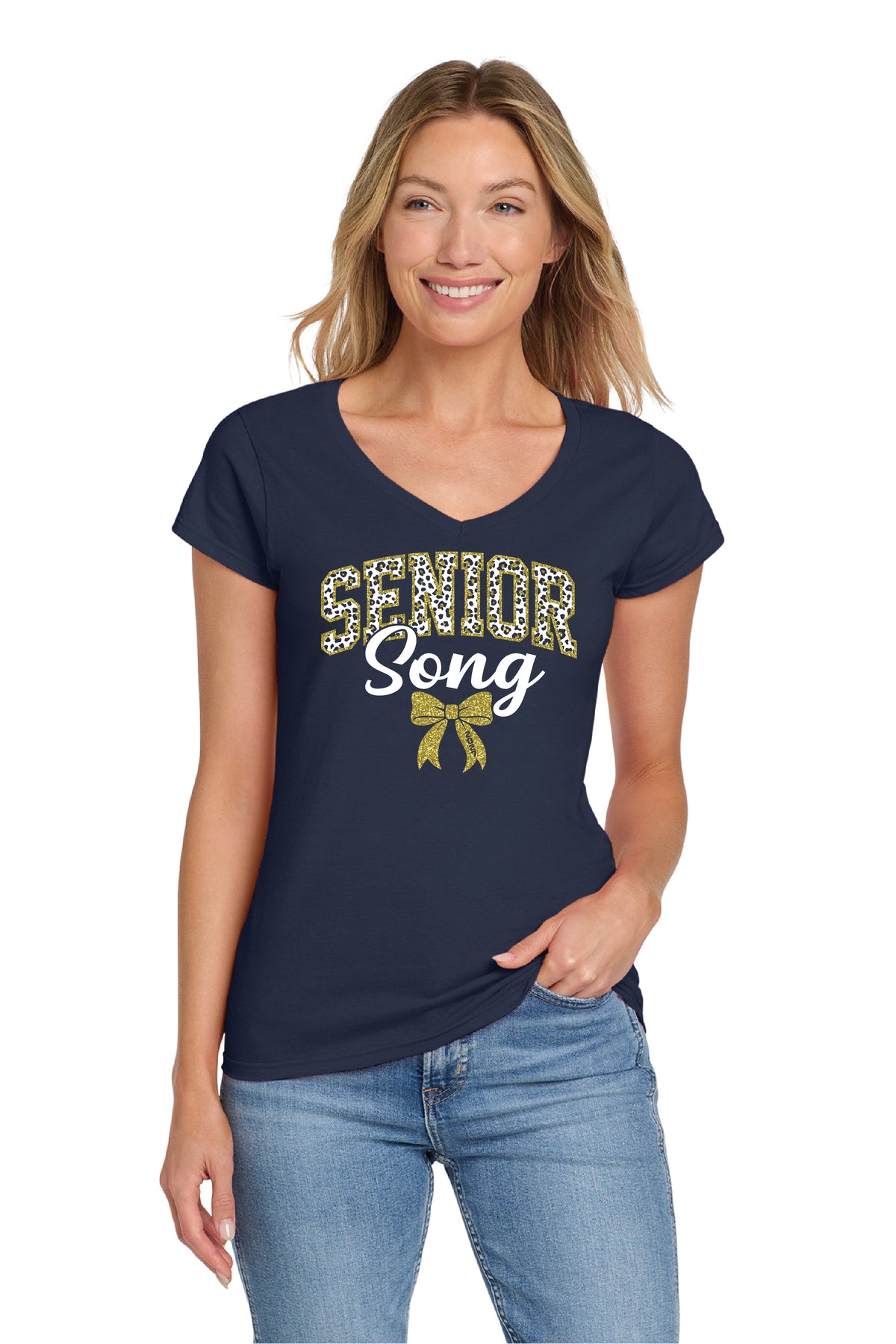 Sonora Cheer or Song Senior1 | Ladies Ringspun Vneck
