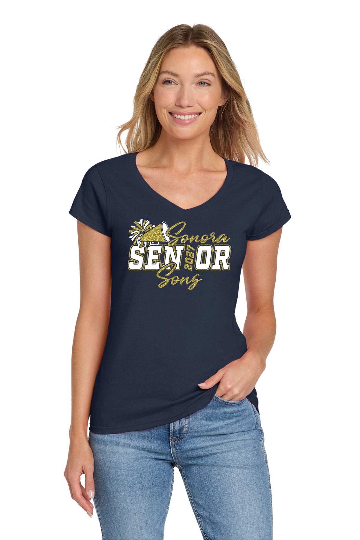 Sonora Cheer or Song Senior2 | Ladies Ringspun Vneck