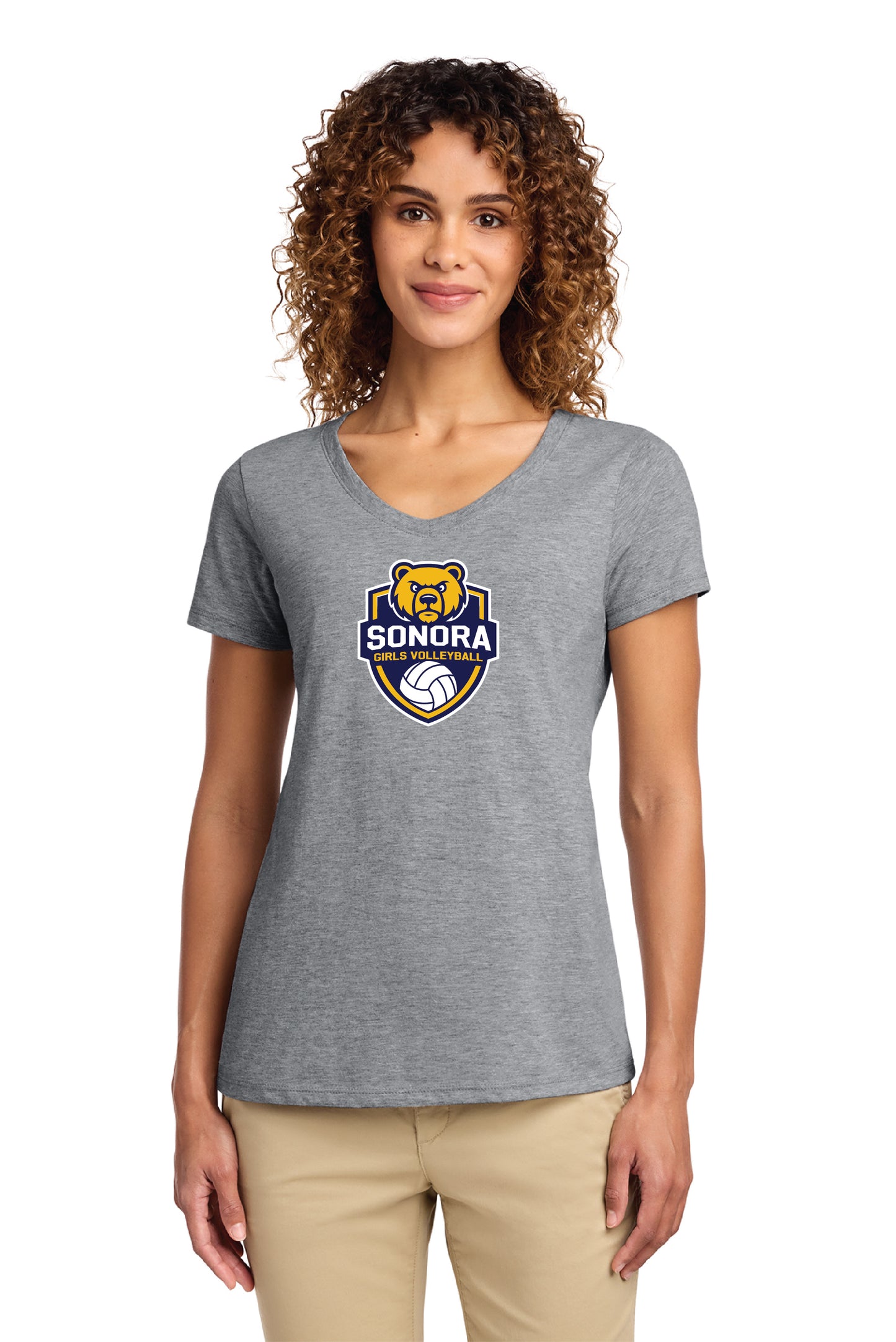 Sonora Girls Volleyball D2 | Ladies Ringspun Vneck