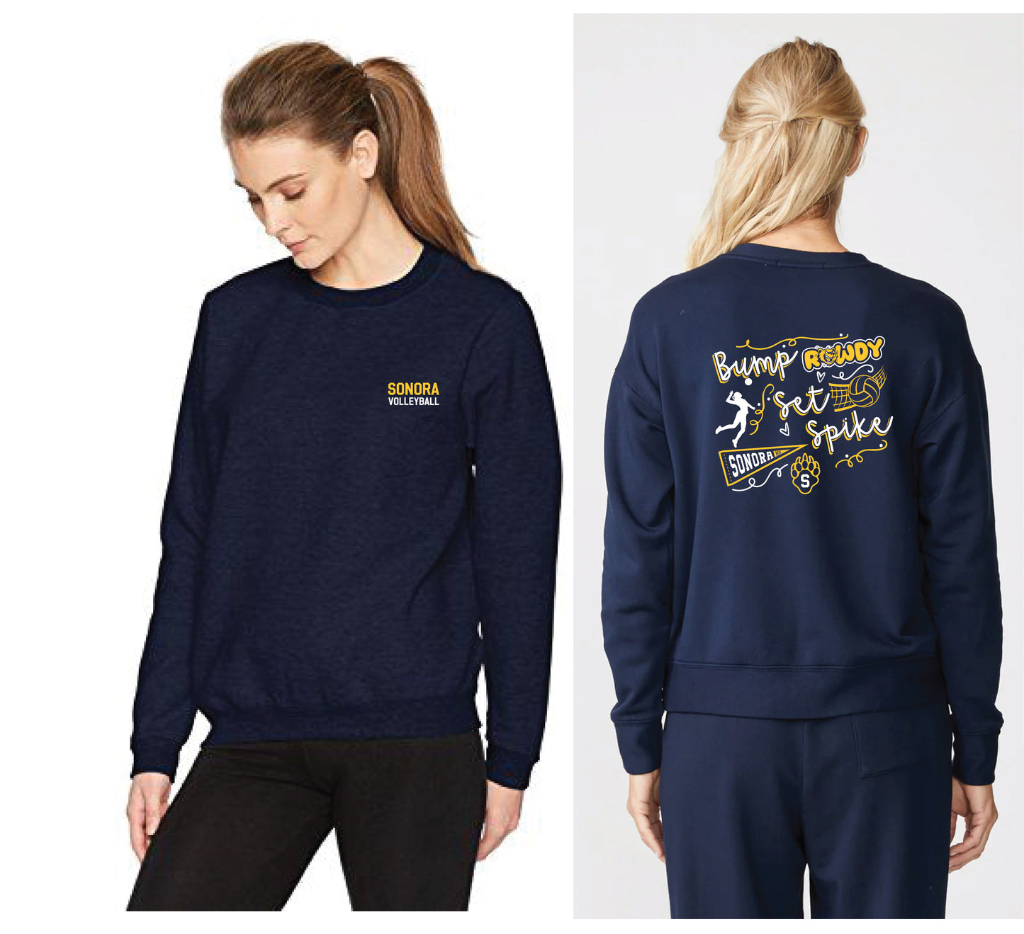 Sonora Girls Volleyball D5 | Unisex Crewneck Fleece