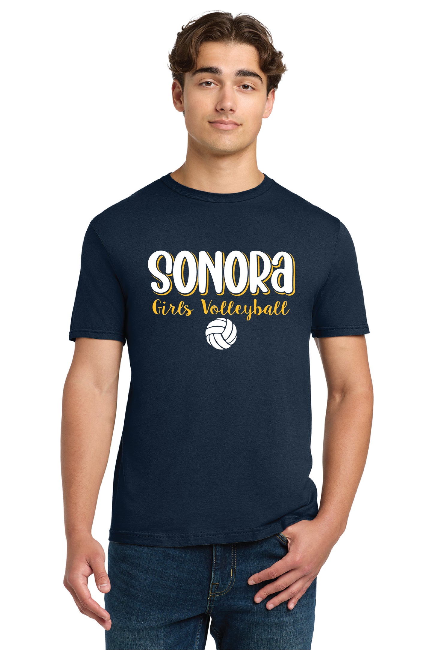 Sonora Girls Volleyball D6 | Unisex Softstyle Tshirt