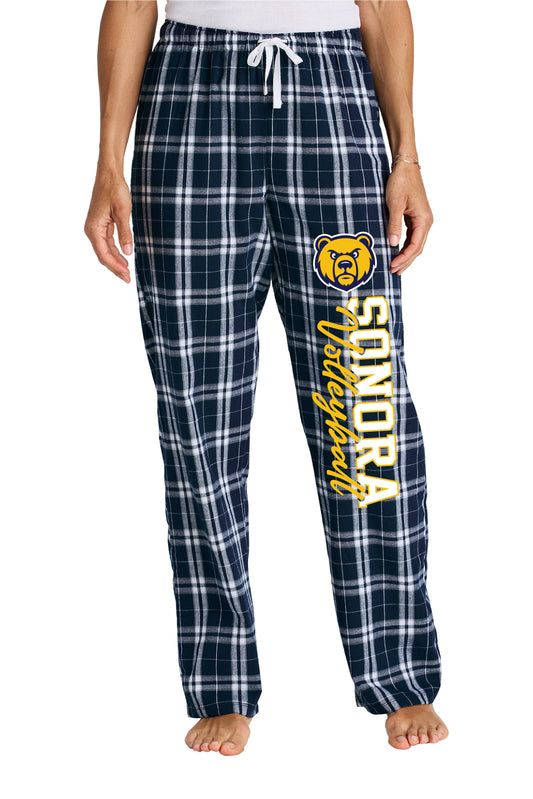 Sonora Girls Volleyball D7 | Ladies Flannel Pants