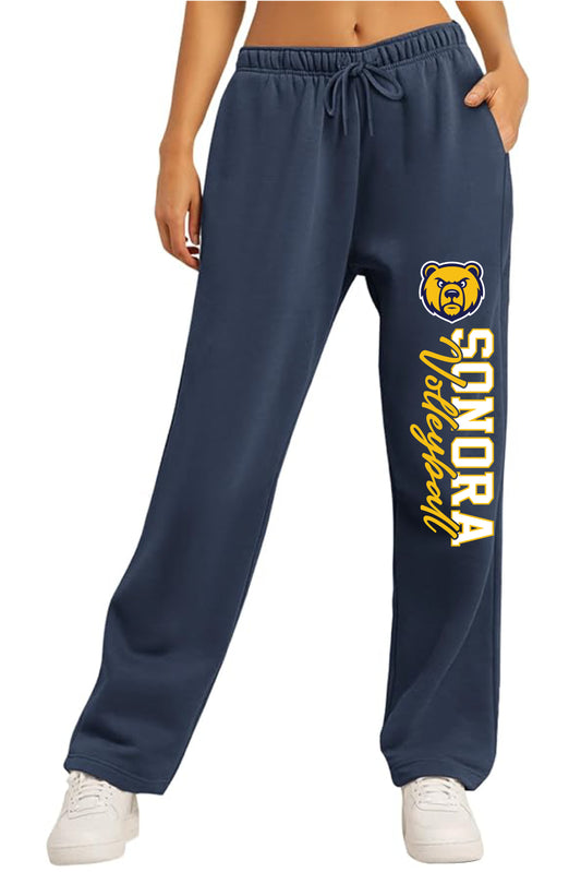 Sonora Girls Volleyball D7 | Ladies Wide leg Sweatpants