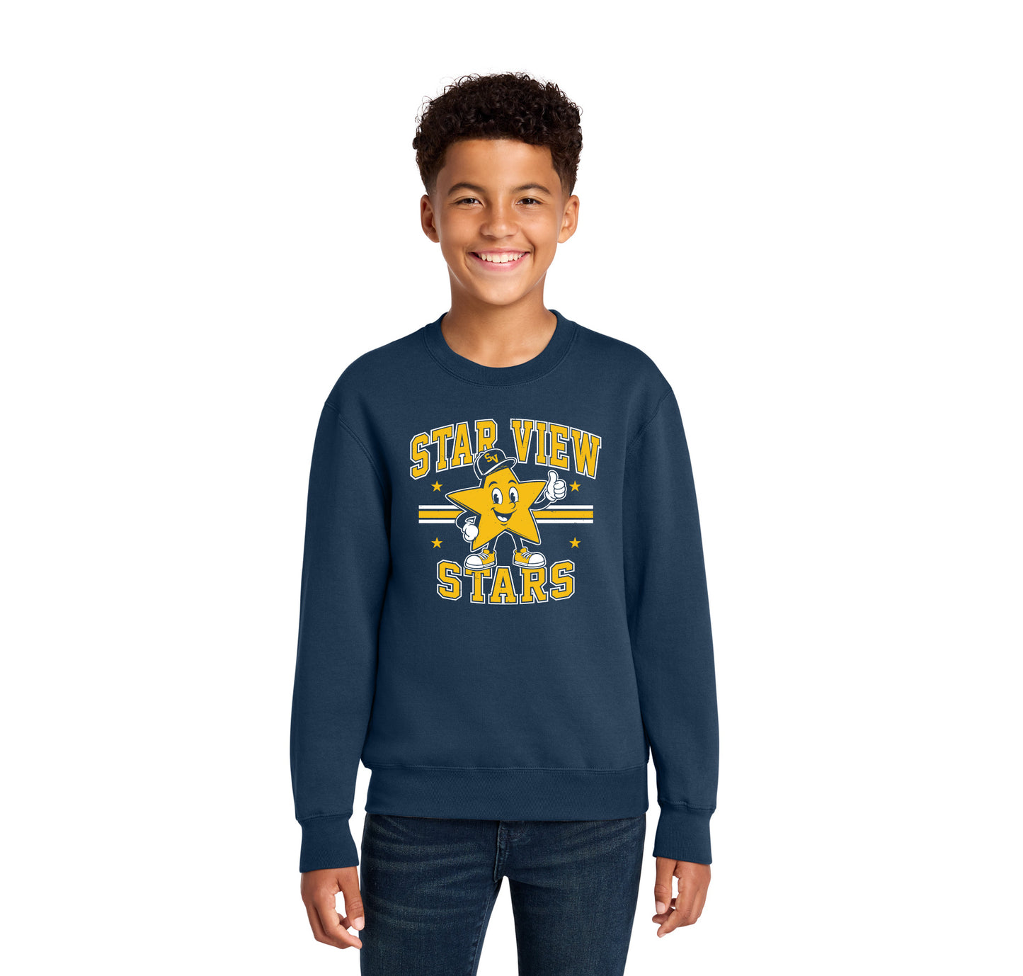 Star View | Youth Crewneck Fleece