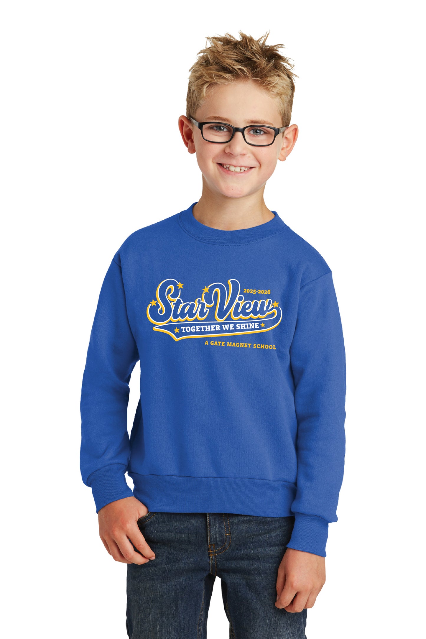 Star View | Youth Crewneck Fleece