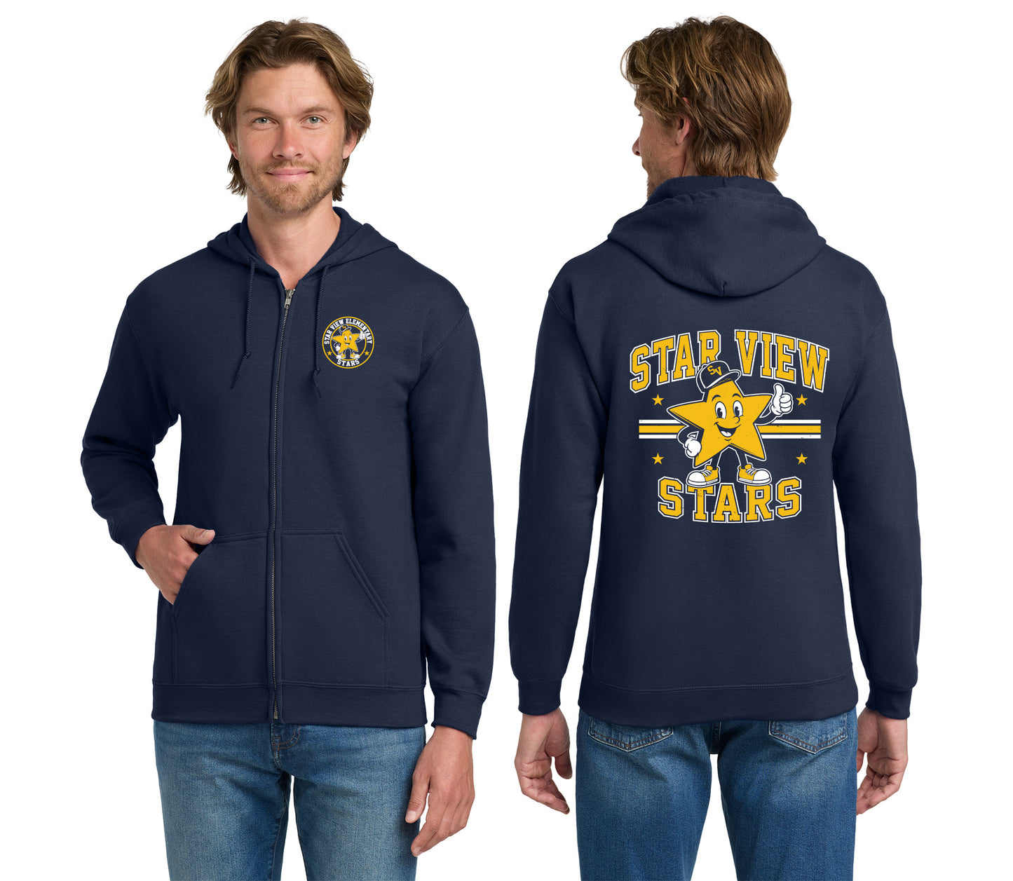 Star View | Unisex Zip-up Hoody