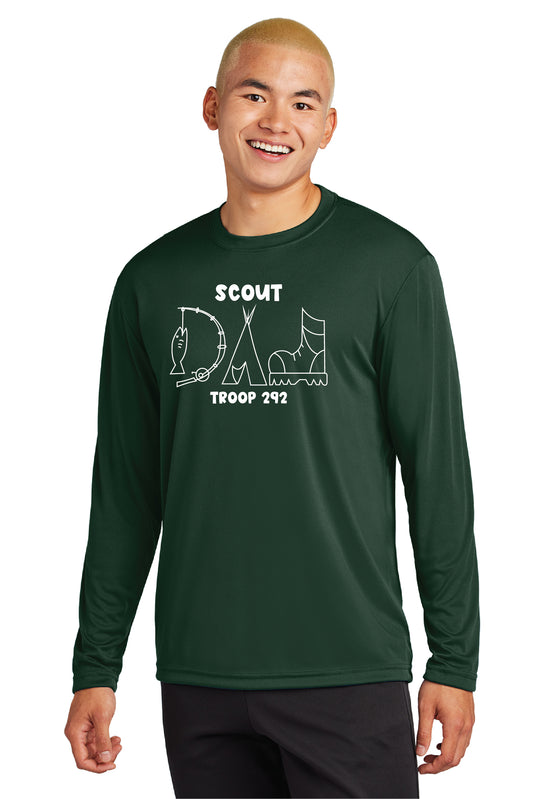 Troop 292 | Scout Dad Long Sleeve Performance Tshirt