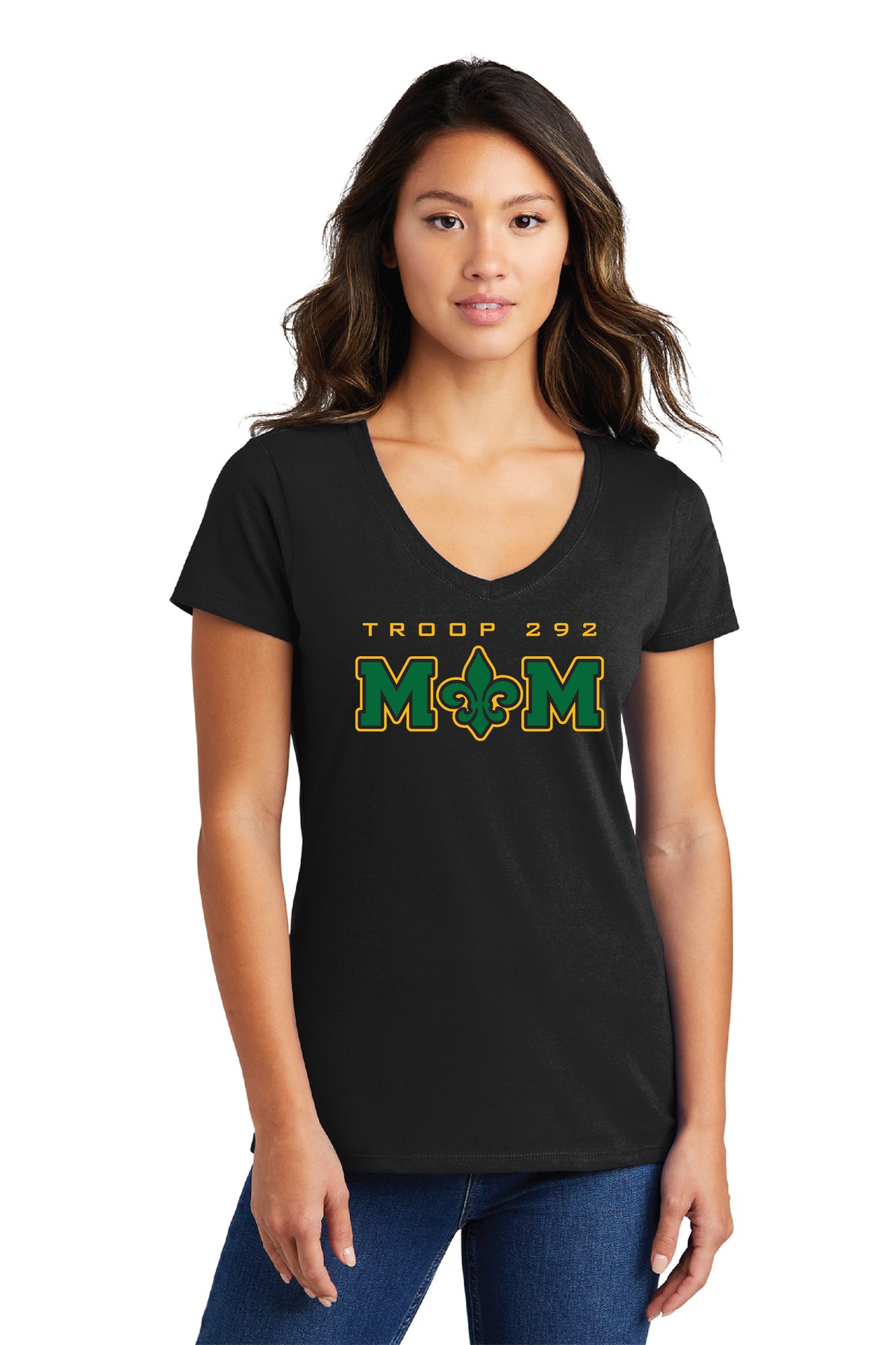 Troop 292 | Scout Mom Ladies Vneck