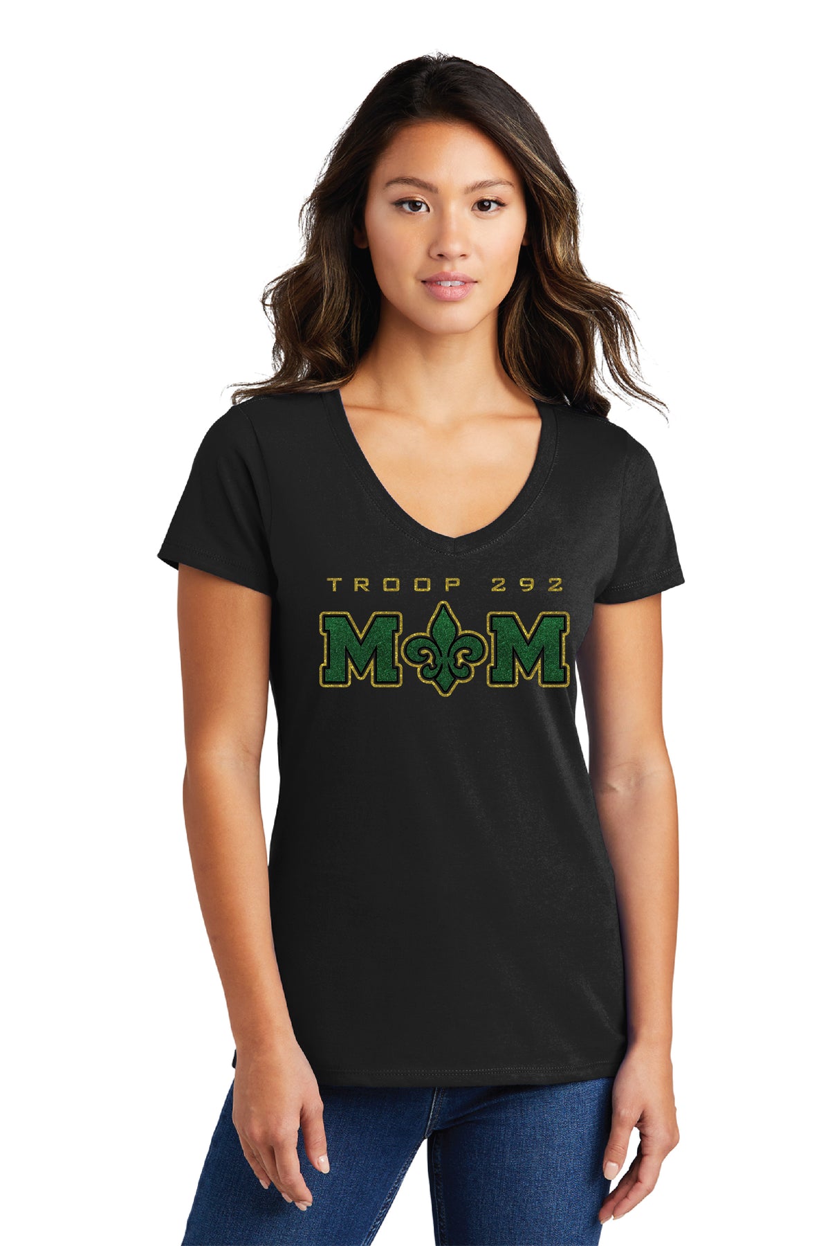 Troop 292 | Scout Mom Ladies Vneck
