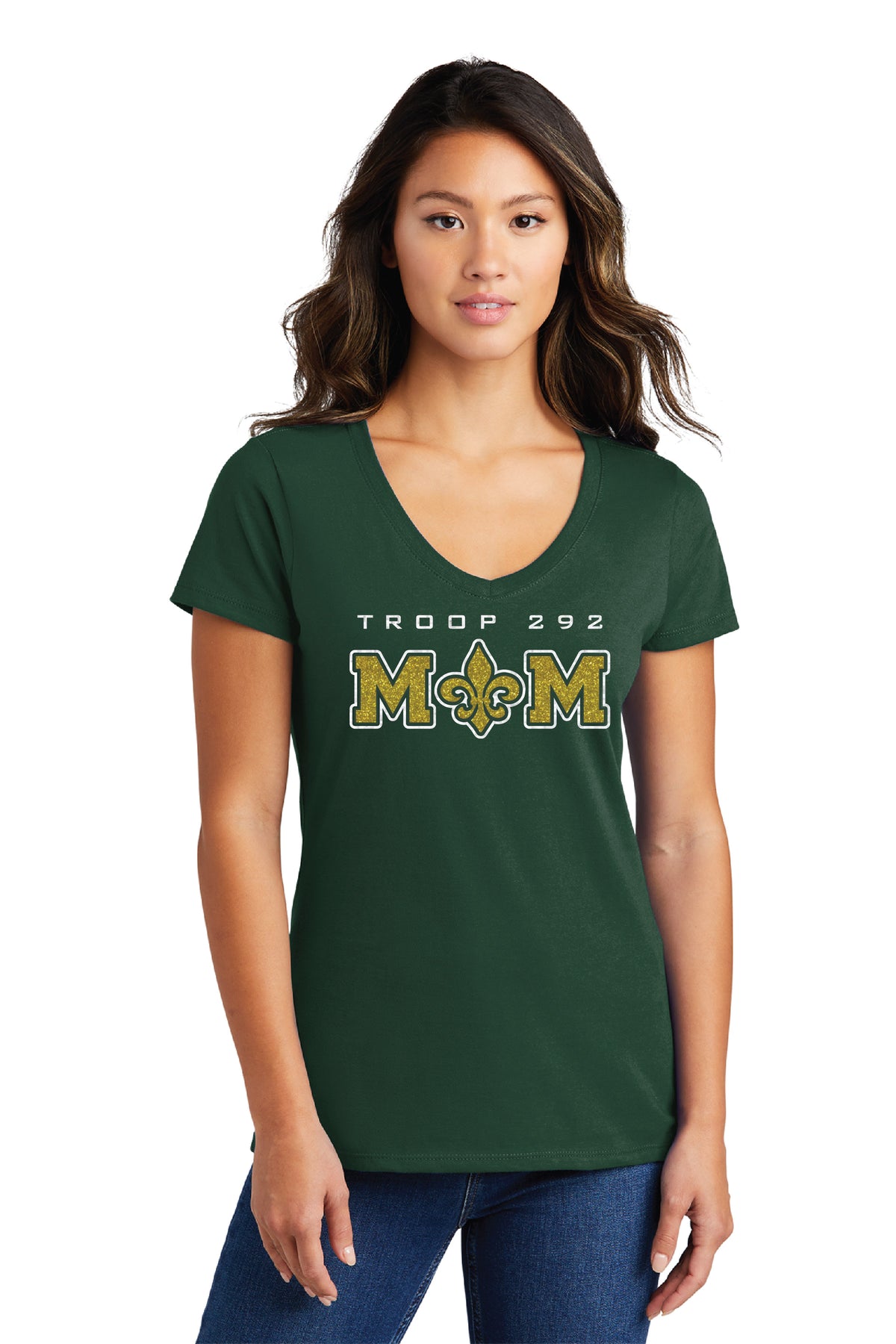 Troop 292 | Scout Mom Ladies Vneck