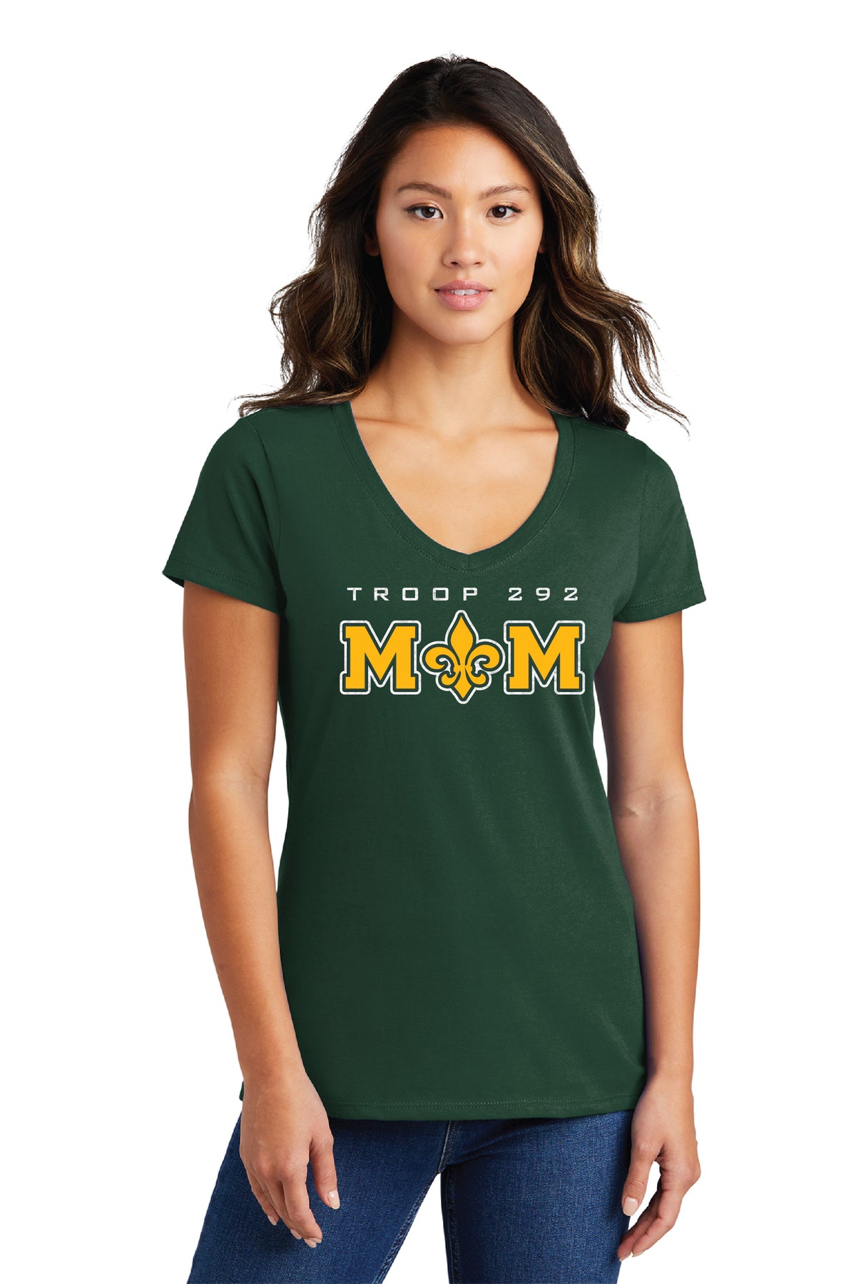 Troop 292 | Scout Mom Ladies Vneck