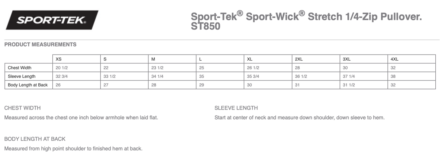 Rancho Staff | Men's Sport-Wick Stretch 1/2 Zip Fleece Pullover