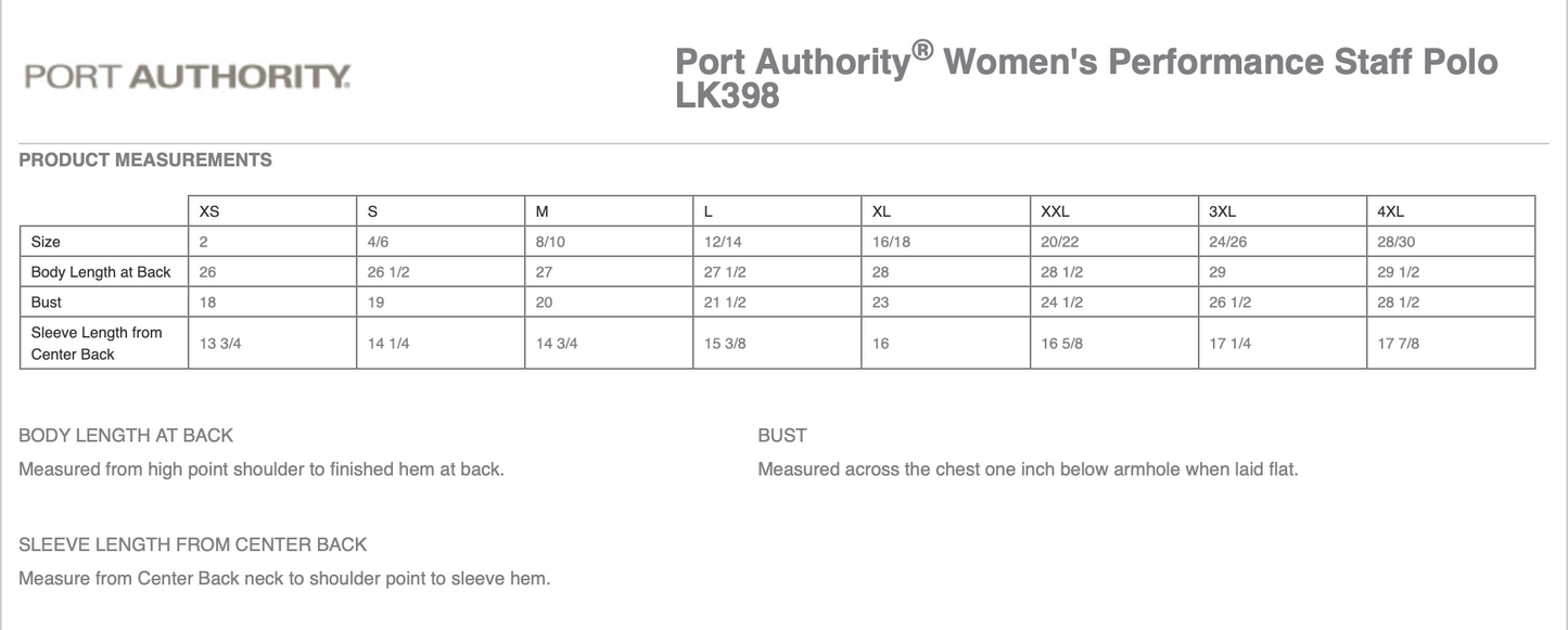 El Portal Staff | Ladies Performance Staff Polo