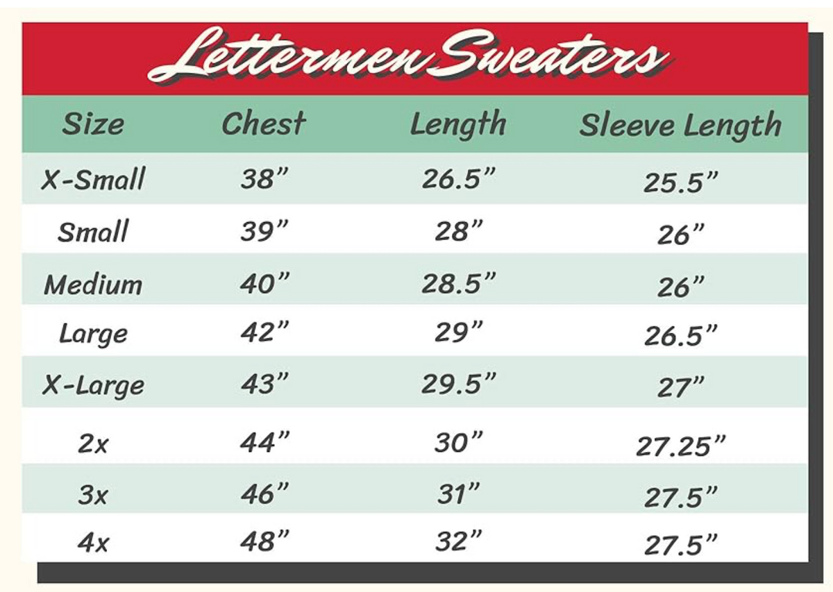 Rancho Staff | Men's Varsity Cardigan Sweater