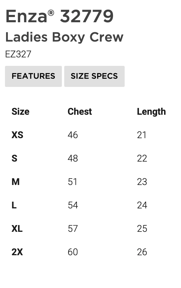 Red Hots D1 | Ladies Boxy Crewneck Fleece