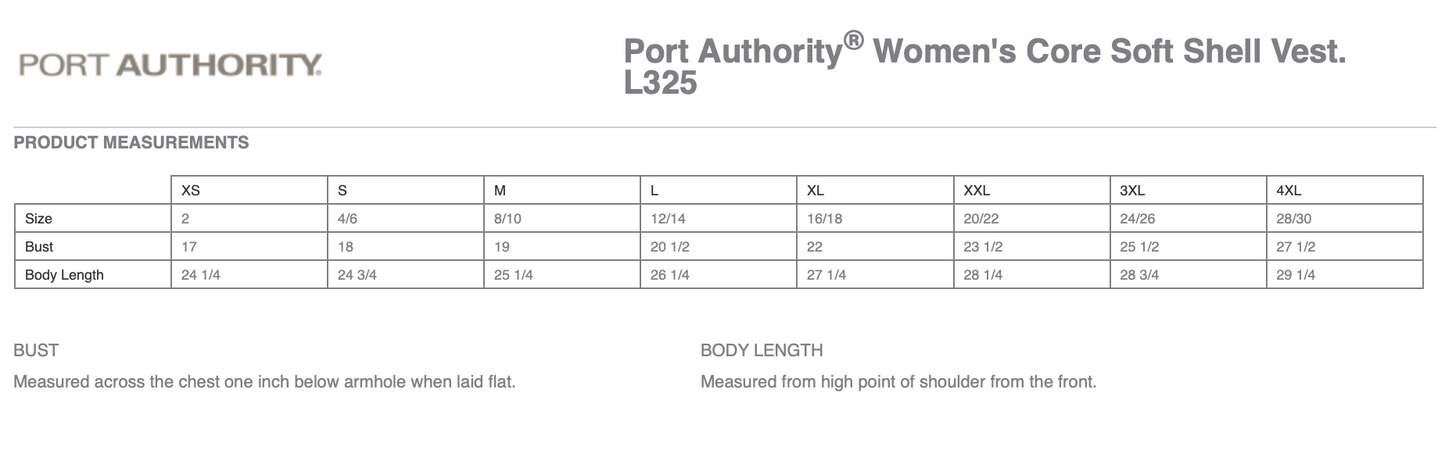 LJSD | Ladies Soft Shell Vest