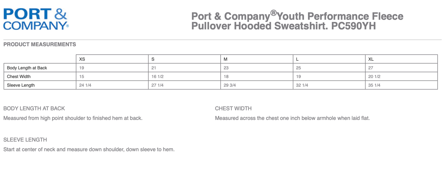 Olive AS| Youth Performance Hoody