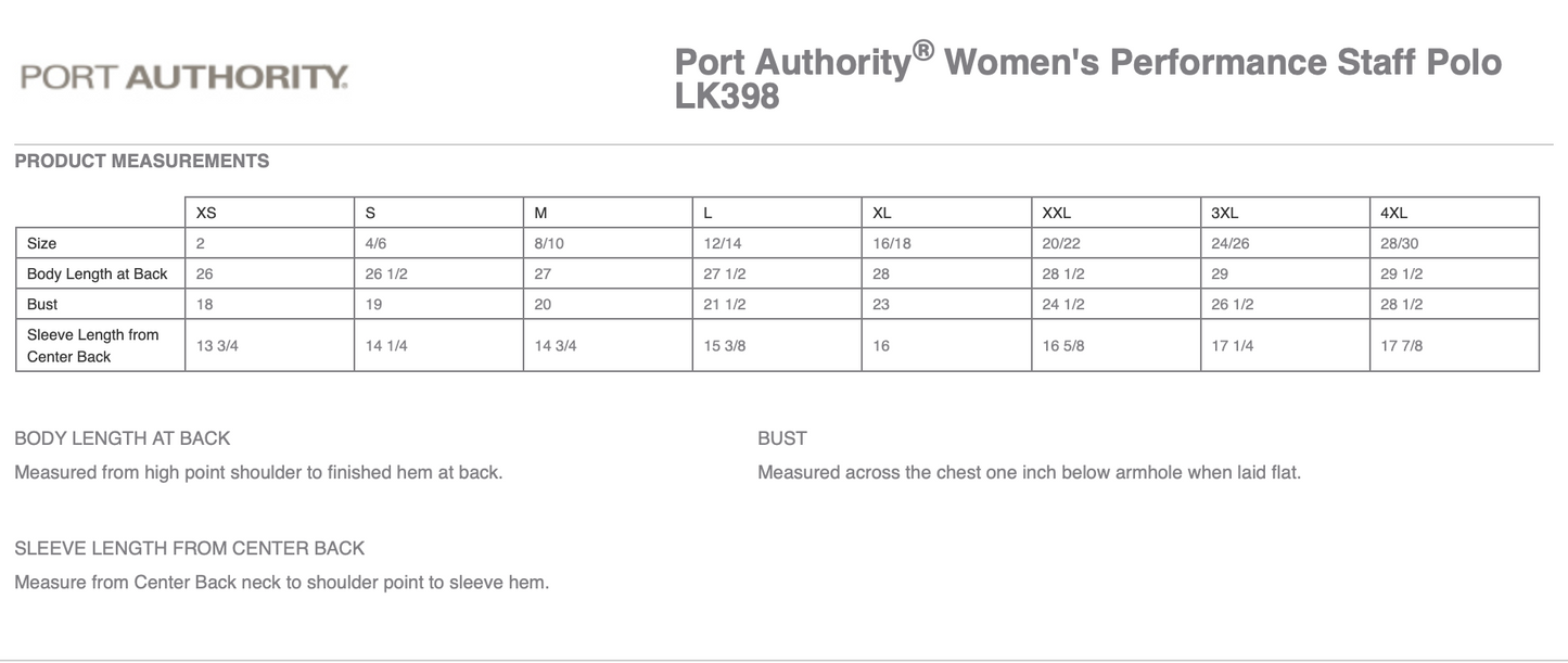 LJSD | Women's Performance Staff Polo