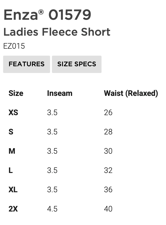 Red Hots | Fleece Shorts