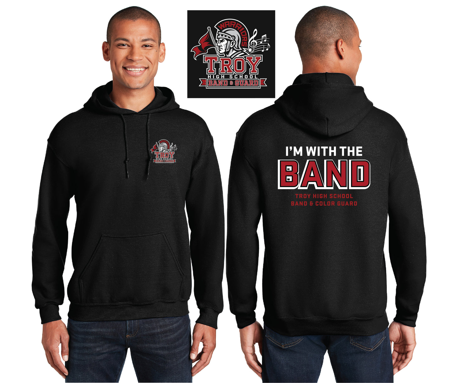 THS - I'm with the band | Unisex Hoody