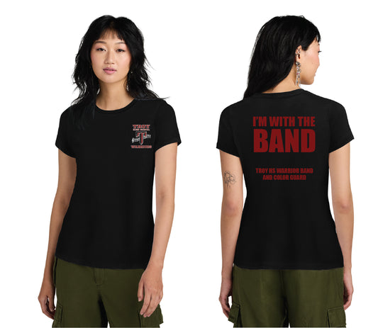 THS - I'm with the band | Ladies Ringspun Tee