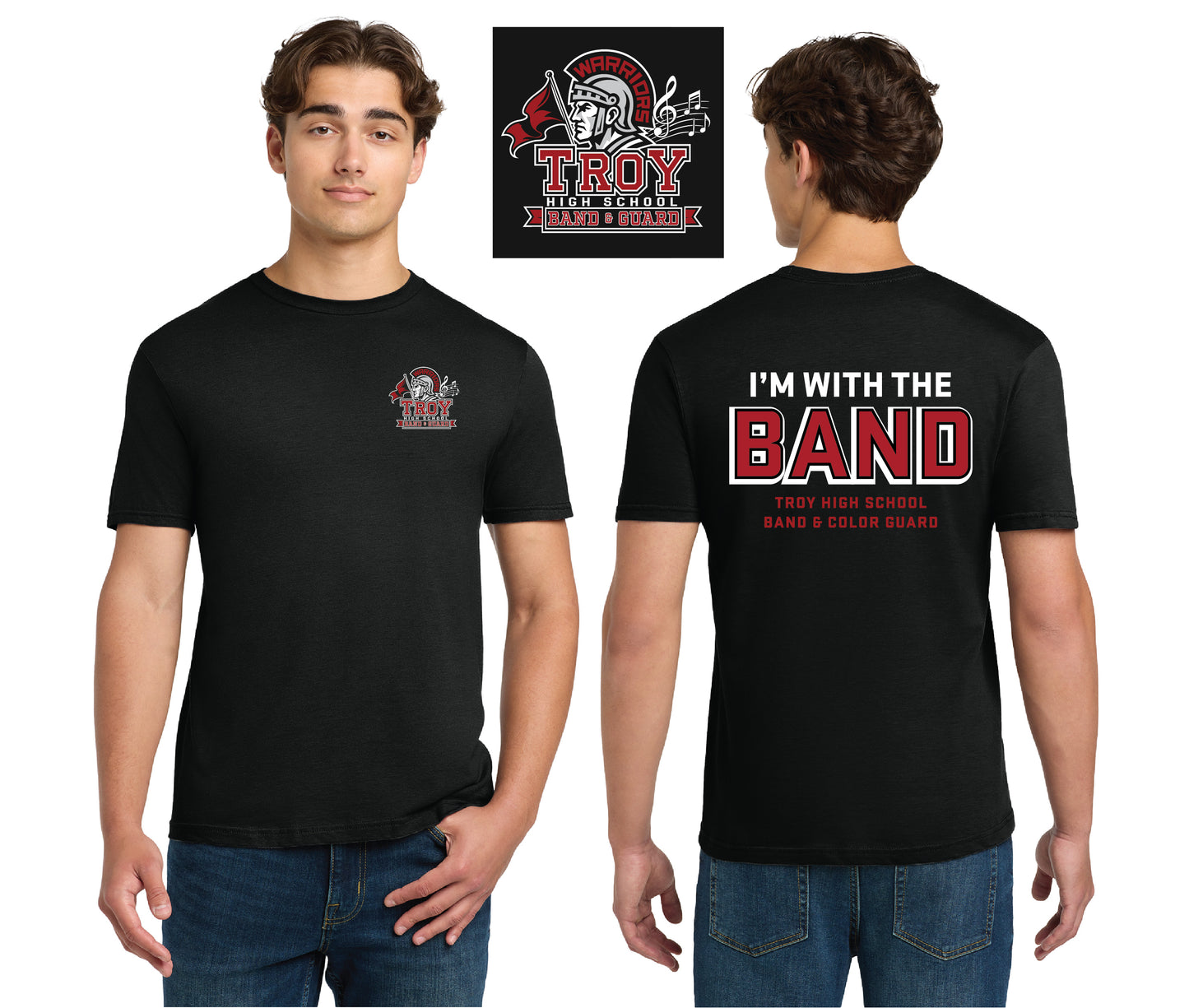 THS - I'm with the band | Adult Unisex Softstyle Tshirt
