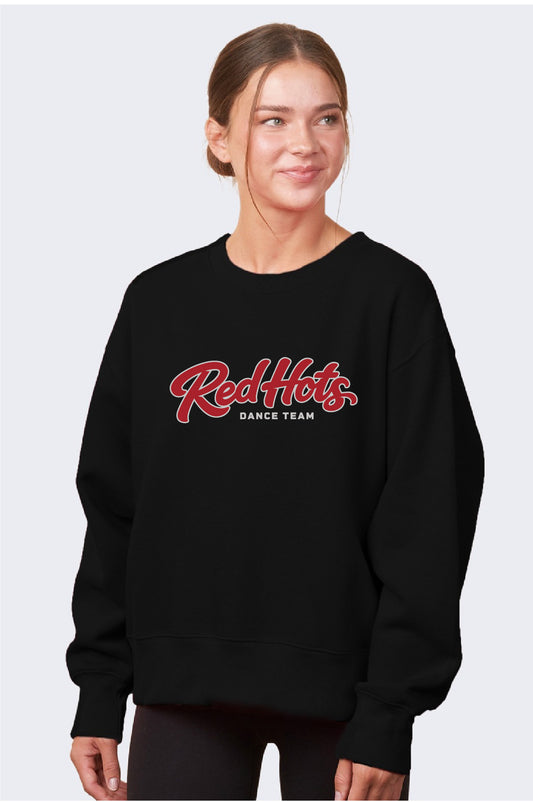 Red Hots D1 | Ladies Boxy Crewneck Fleece