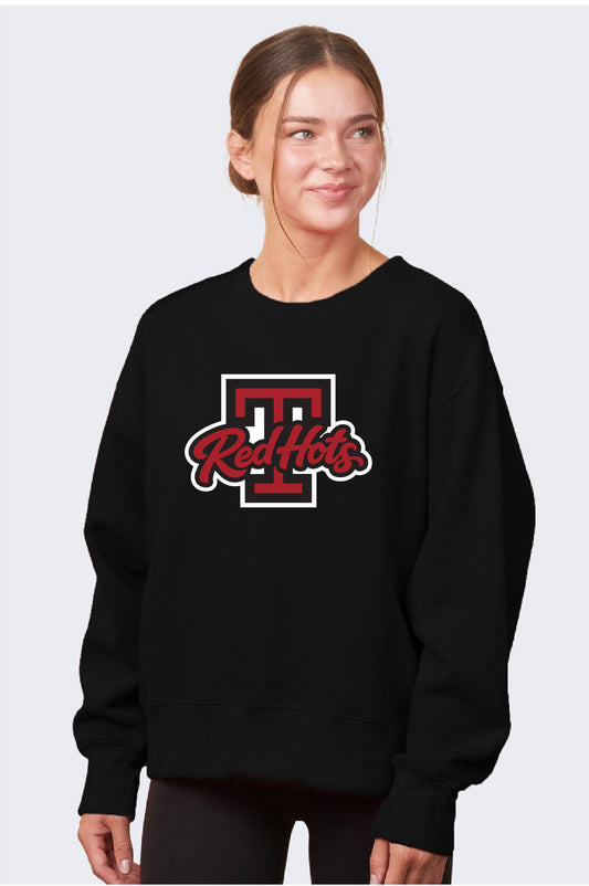 Red Hots D2 | Ladies Boxy Crewneck Fleece