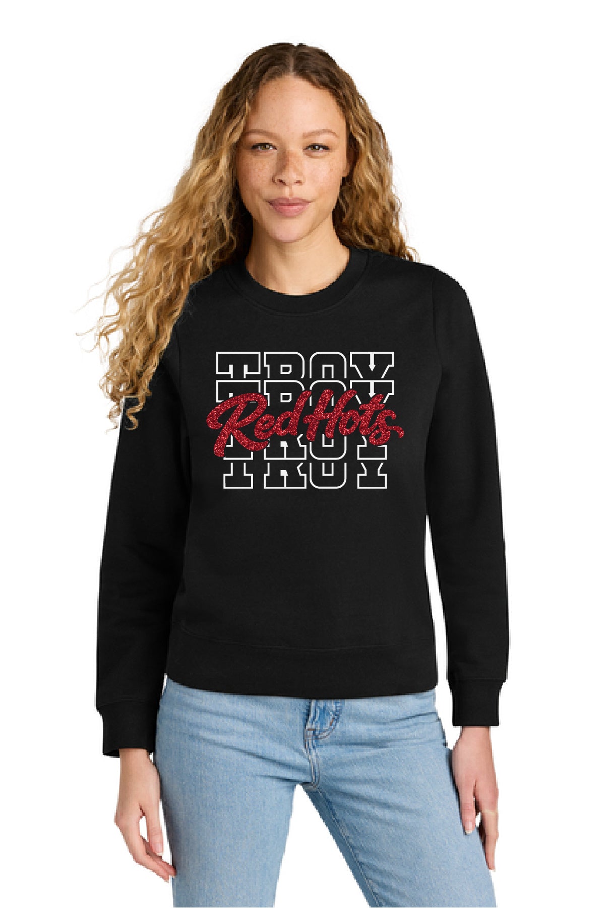 Red Hots D3 | Unisex Crewneck Fleece