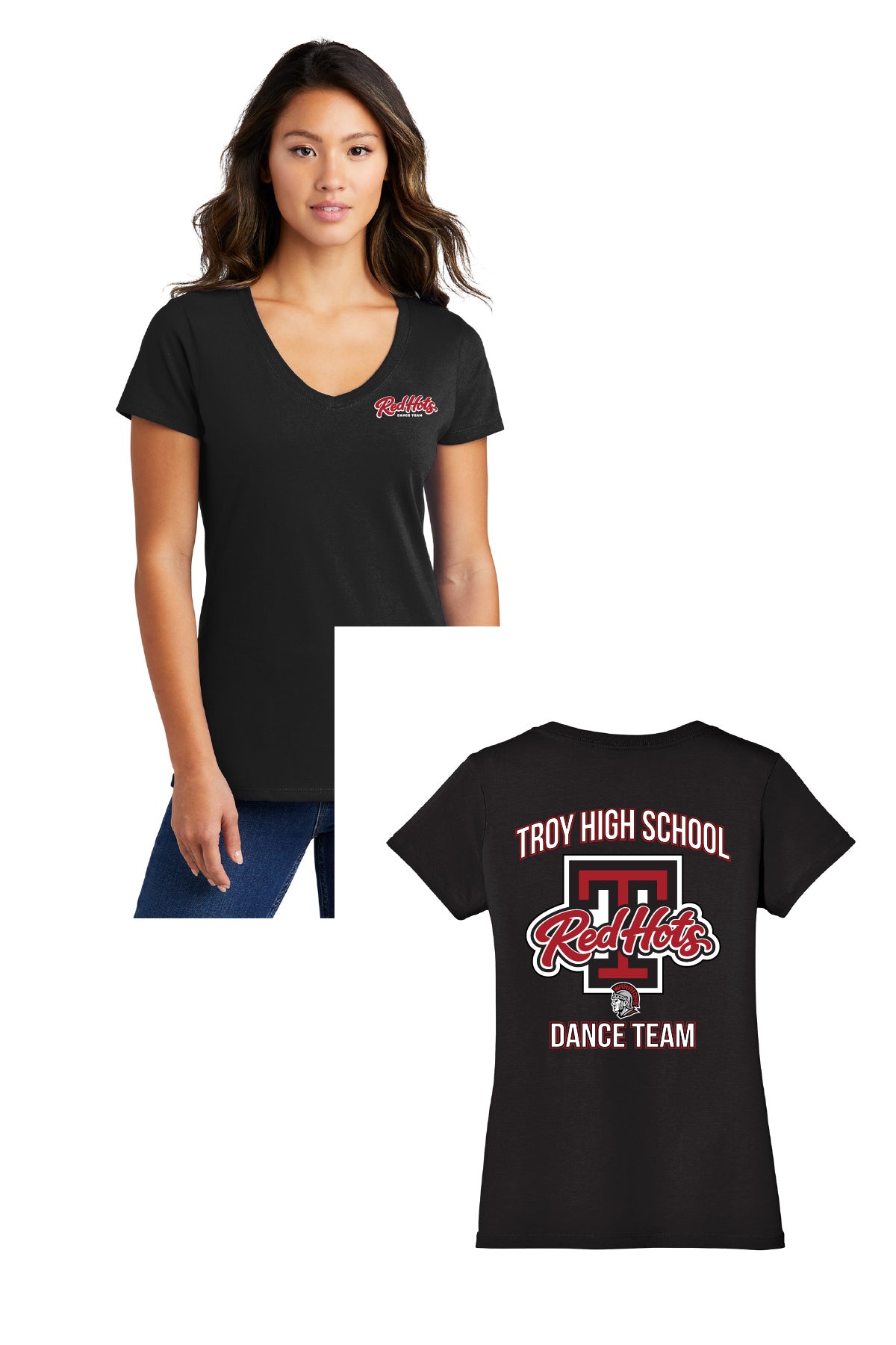 Red Hots D5 | Ladies Vneck