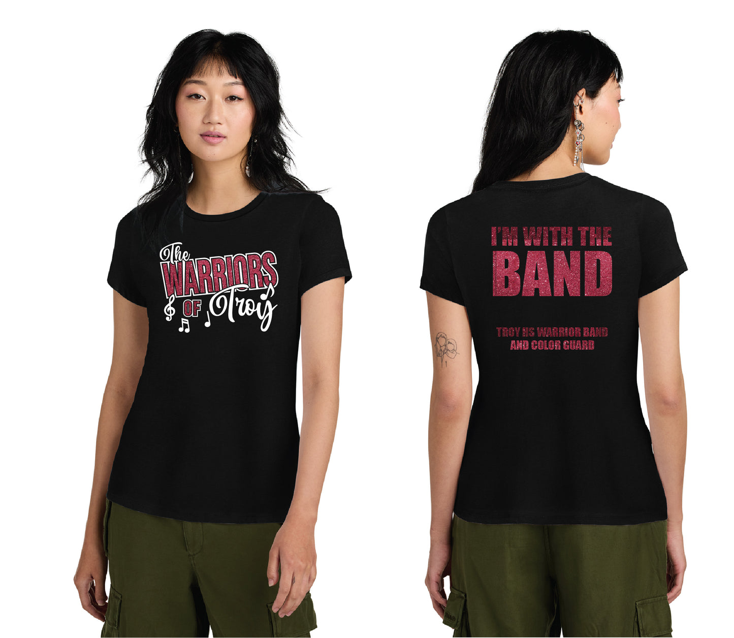 THS - Warriors of Troy | Ladies Ringspun Tee