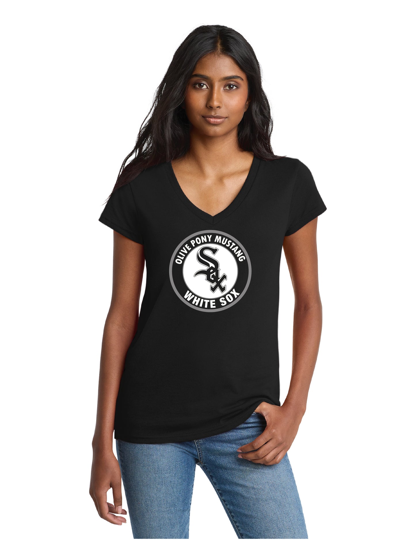 White Sox | Ladies Ringspun Vneck
