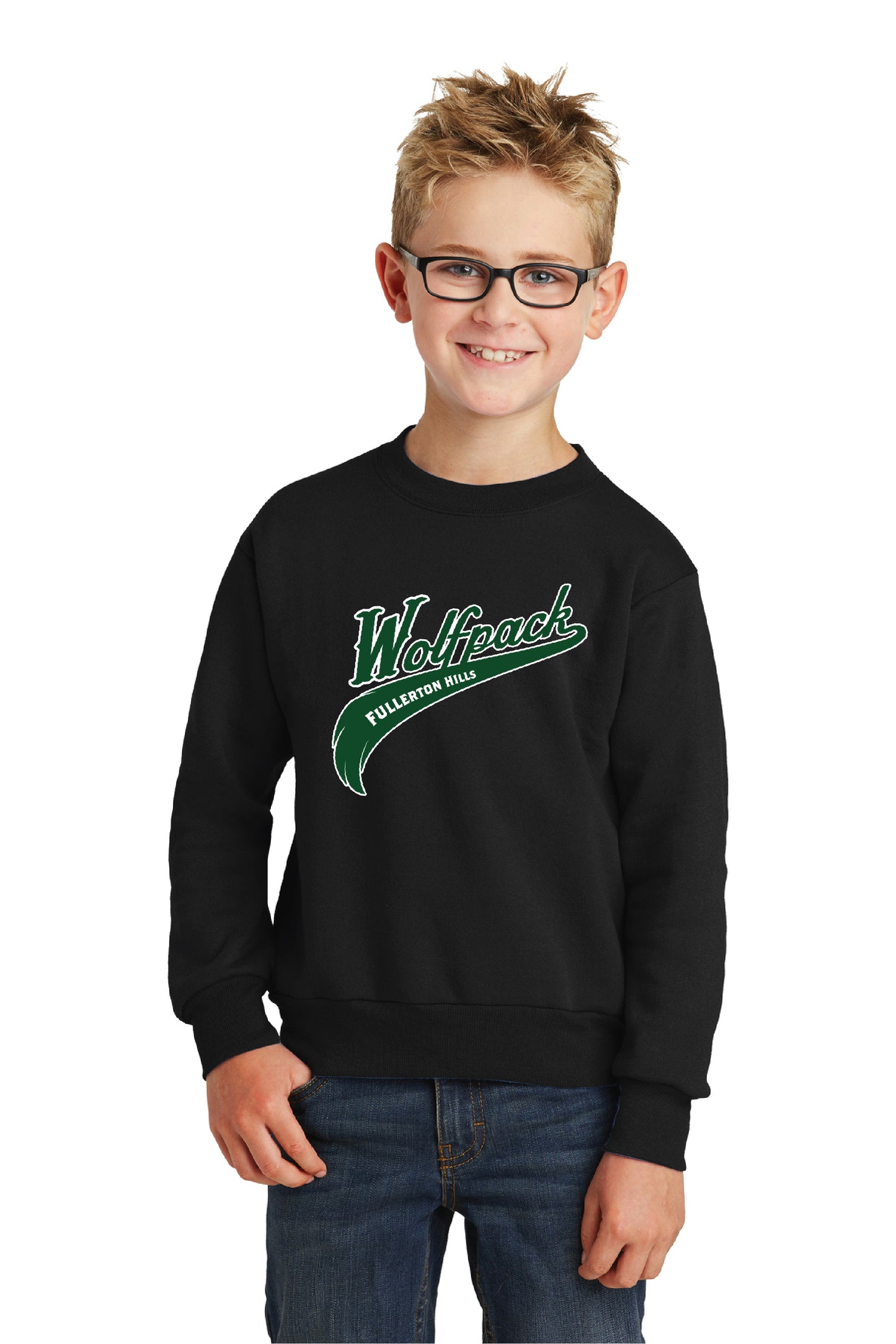 FH Wolfpack D2 | Youth Crewneck Fleece