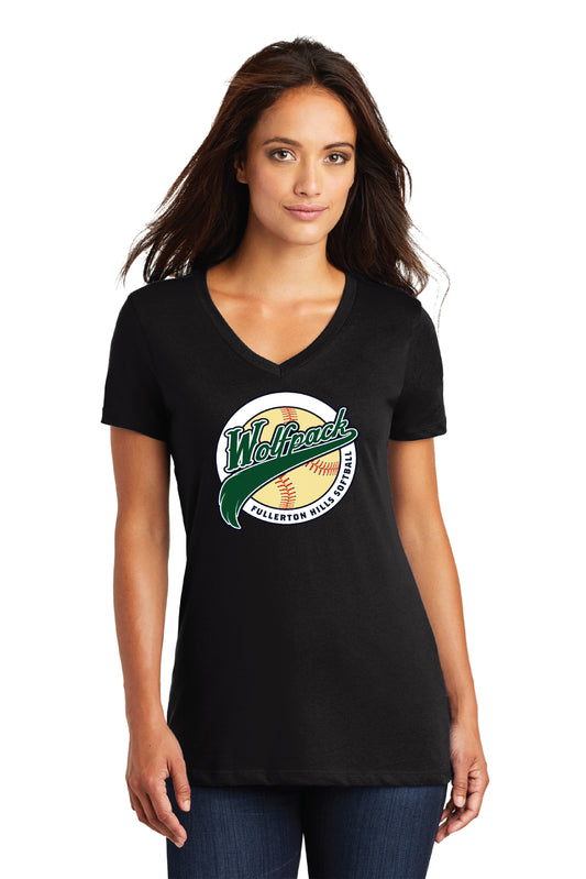 FH Wolfpack D1 | Ladies Ringspun Vneck