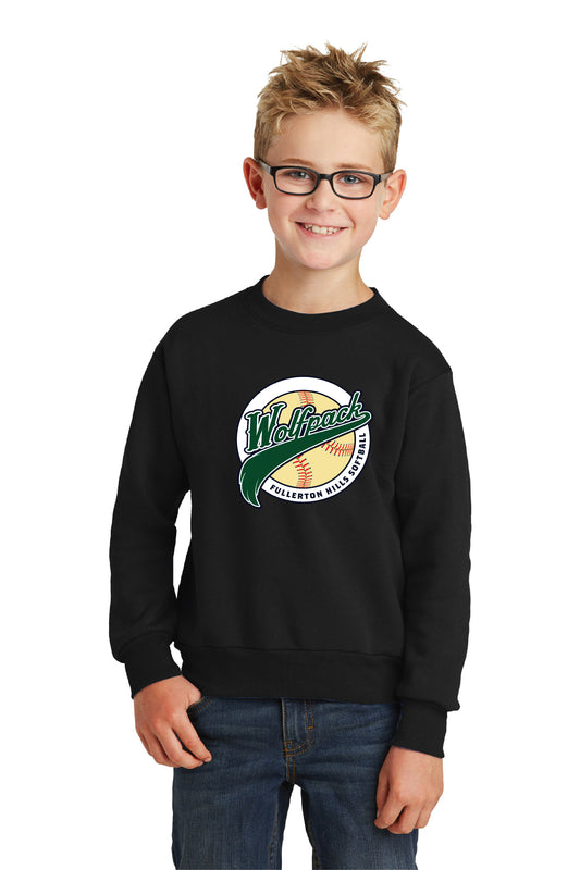 FH Wolfpack D1 | Youth Crewneck Fleece